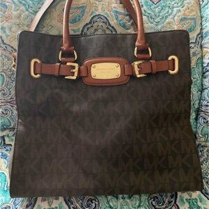 Michael Kors Large Logo Hamilton Tote